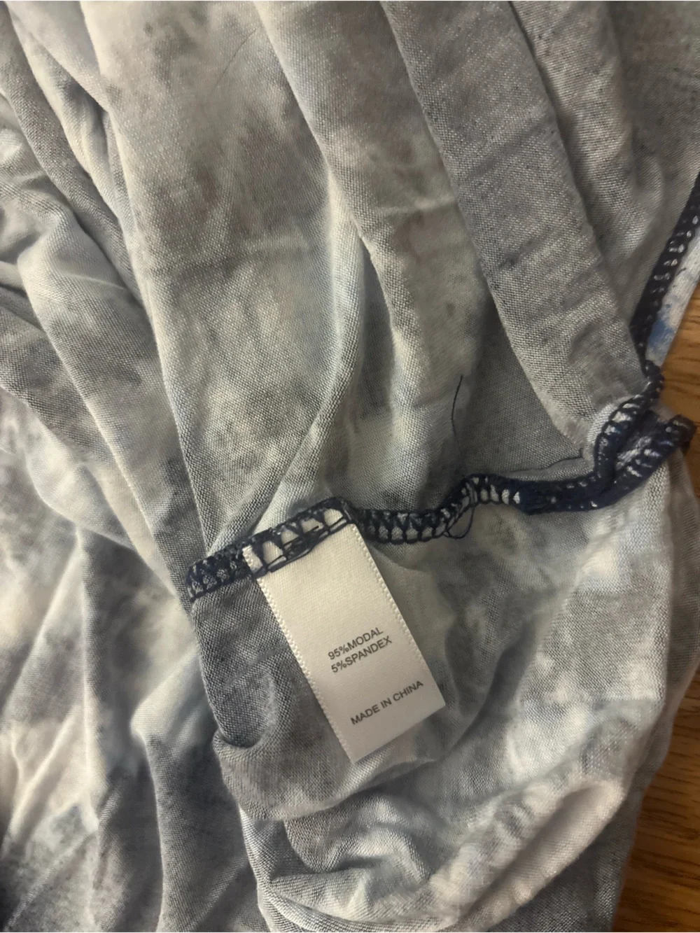 Koolaburra By Ugg Navy & White Tie-Dye Sleeveless Maxi Dress Size Medium - Picture 8 of 8